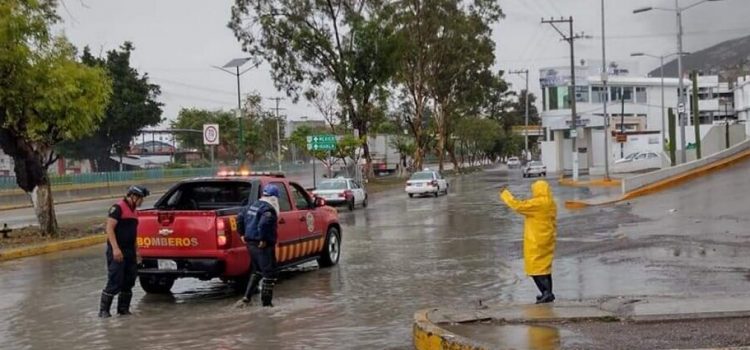 Drenajes colapsados por lluvias en Chilpancingo.