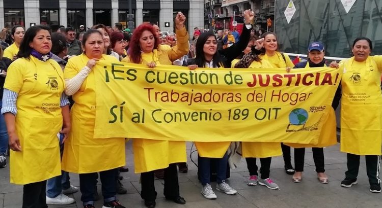 Asociación de Mujeres trabajadoras del Hogar exigen justicia.