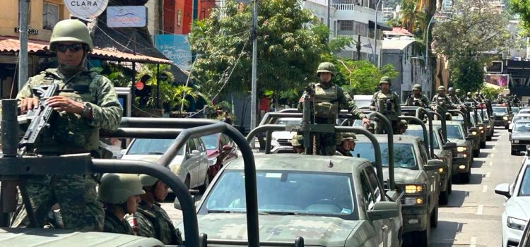 Arriban elementos del Ejército Mexicano a Acapulco