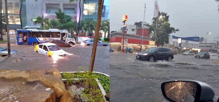 Las constantes lluvias causan afectaciones en varias colonias de Acapulco