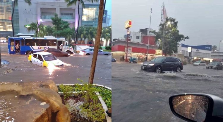 Las constantes lluvias causan afectaciones en varias colonias de Acapulco