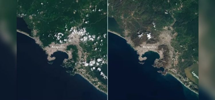 Acapulco antes y después del huracán ‘Otis’
