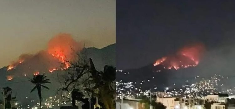 Incendio cobra fuerza en el Parque Nacional El Veladero