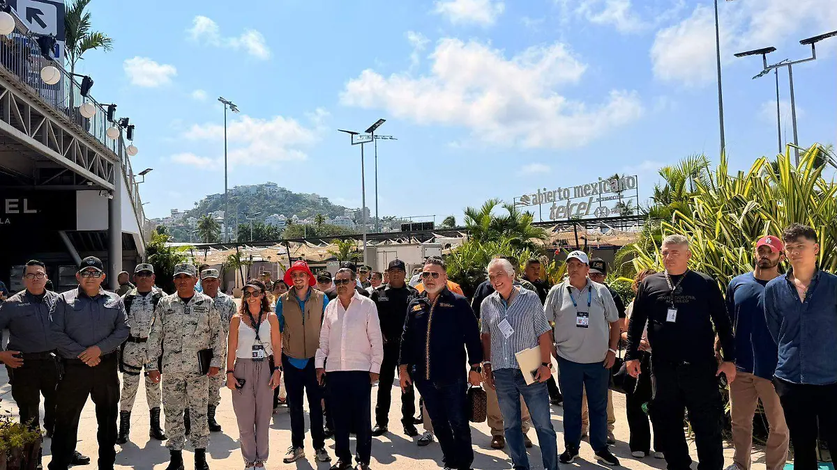 Afinan operativo integral para garantizar seguridad en el Abierto Mexicano de Tenis